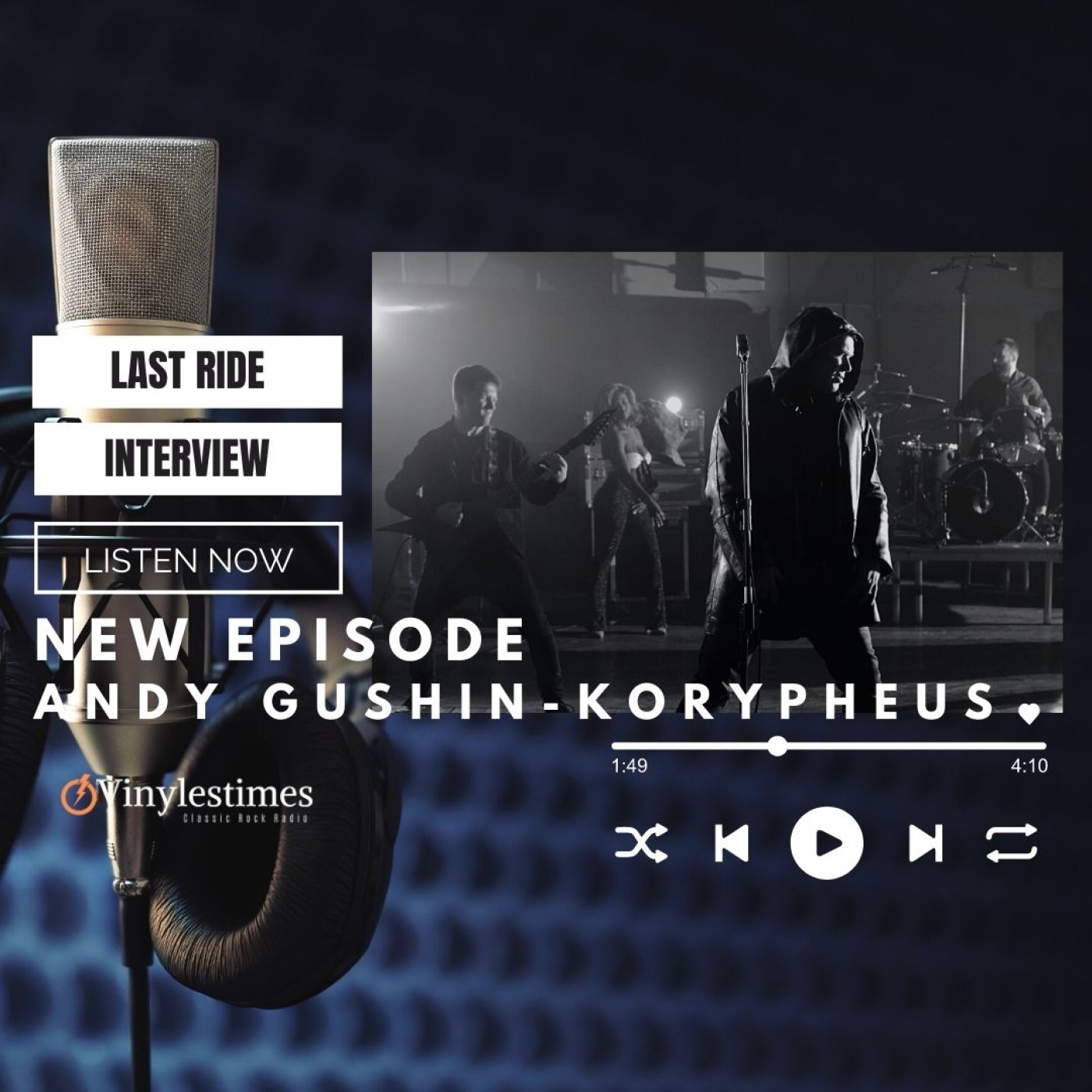 Last Ride Interview - Andy Gushin du groupe Korypheus avec le Doc 25 12 2022. episode artwork