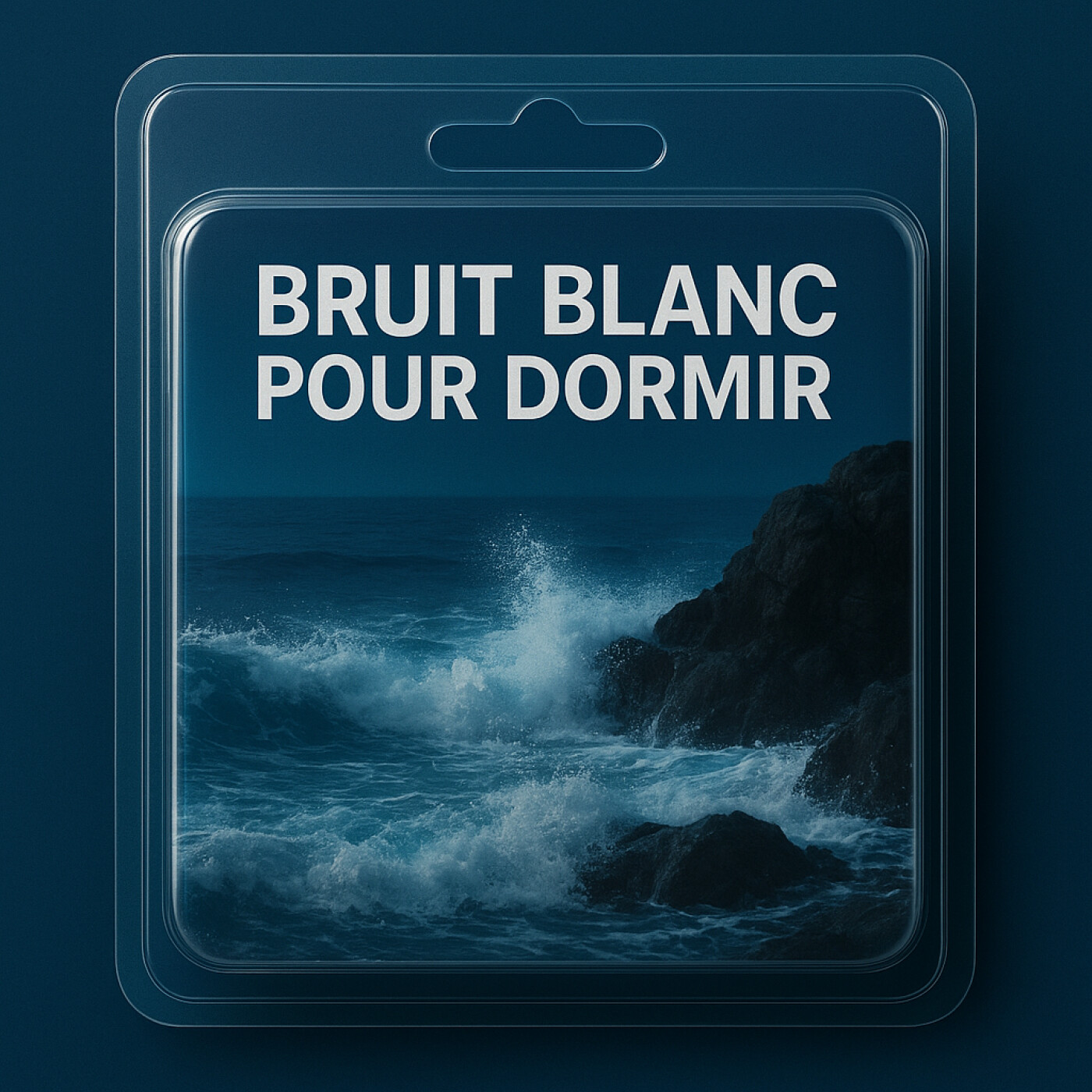 1 H Bruit Blanc Apaisant pour DORMIR  | Vagues contre les rochers