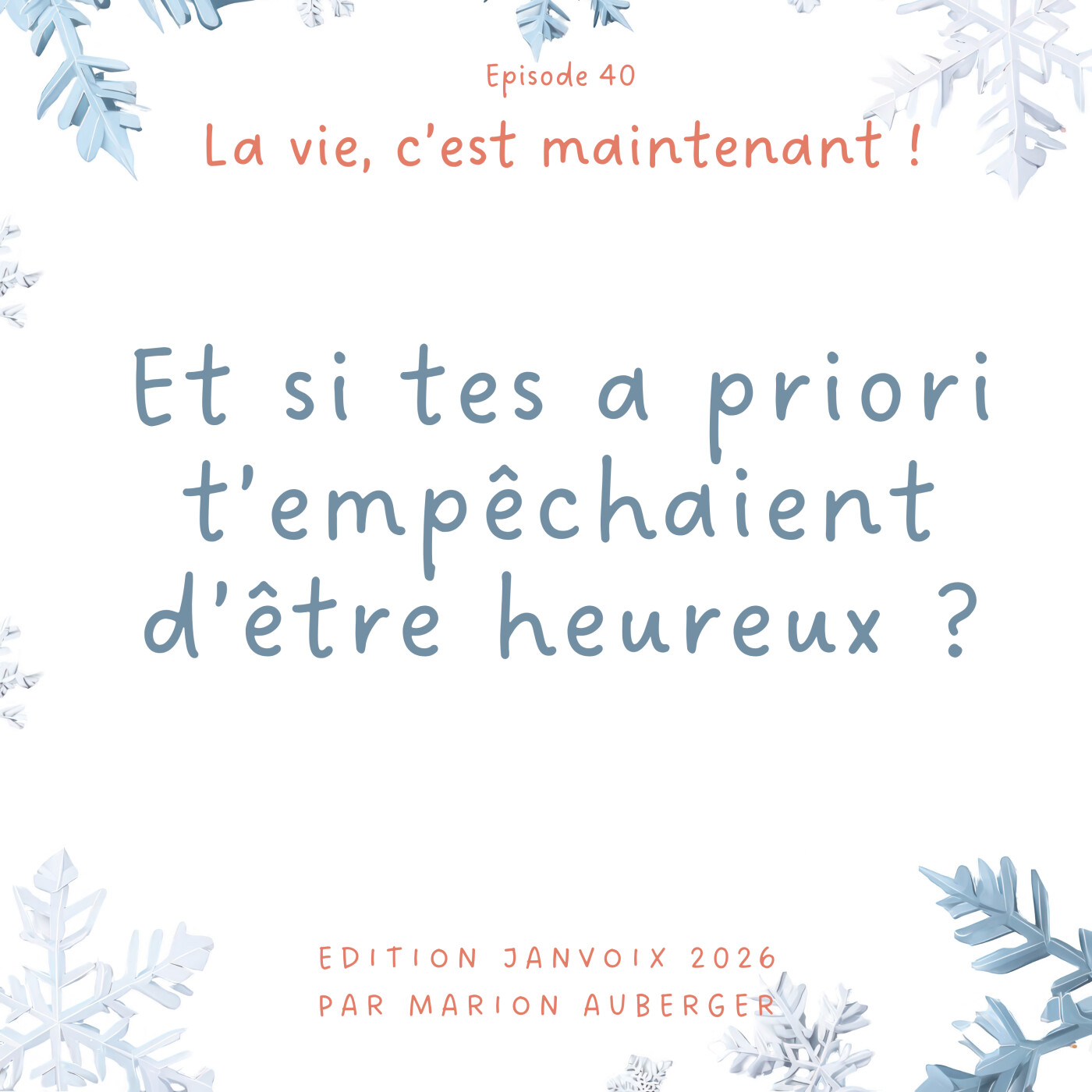 La vie c\'est maintenant !