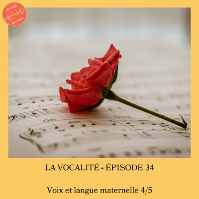 ÉPISODE 34 • Voix et langue maternelle 4/5 • Clara Inglese cover