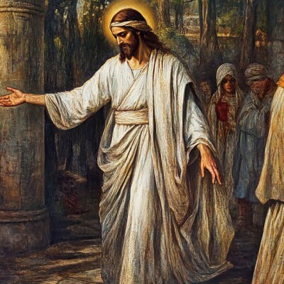 Luc Chap. 8: 43-55 Jésus Guérit la Femme Hémorragique et Ressuscite la Fille de Jaïrus cover