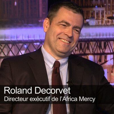 Roland Decorvet en visite sur le Global Mercy cover