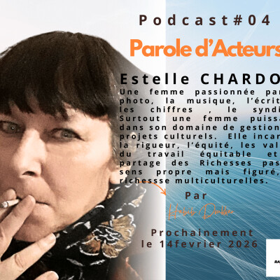 Actrice culturelle dans "Parole d'Acteurs" Estelle Chardon cover