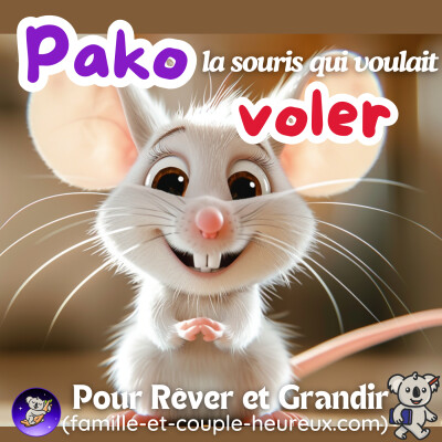 Pako la souris qui voulait voler 🐭 | Histoire pour s'endormir 🌙 | Histoire pour enfant, amitié liberté cover