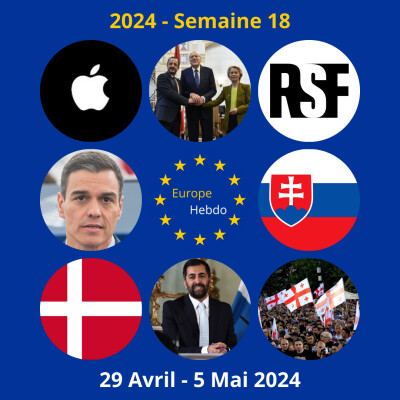 2024 - Semaine 18 (29 Avril-5 Mai) - Aide au Liban, Pedro Sanchez reste et vent de révolution en Géorgie cover