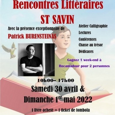 Rencontres littéraires de Saint Savin les 30 avril et 1er mai 2022 cover