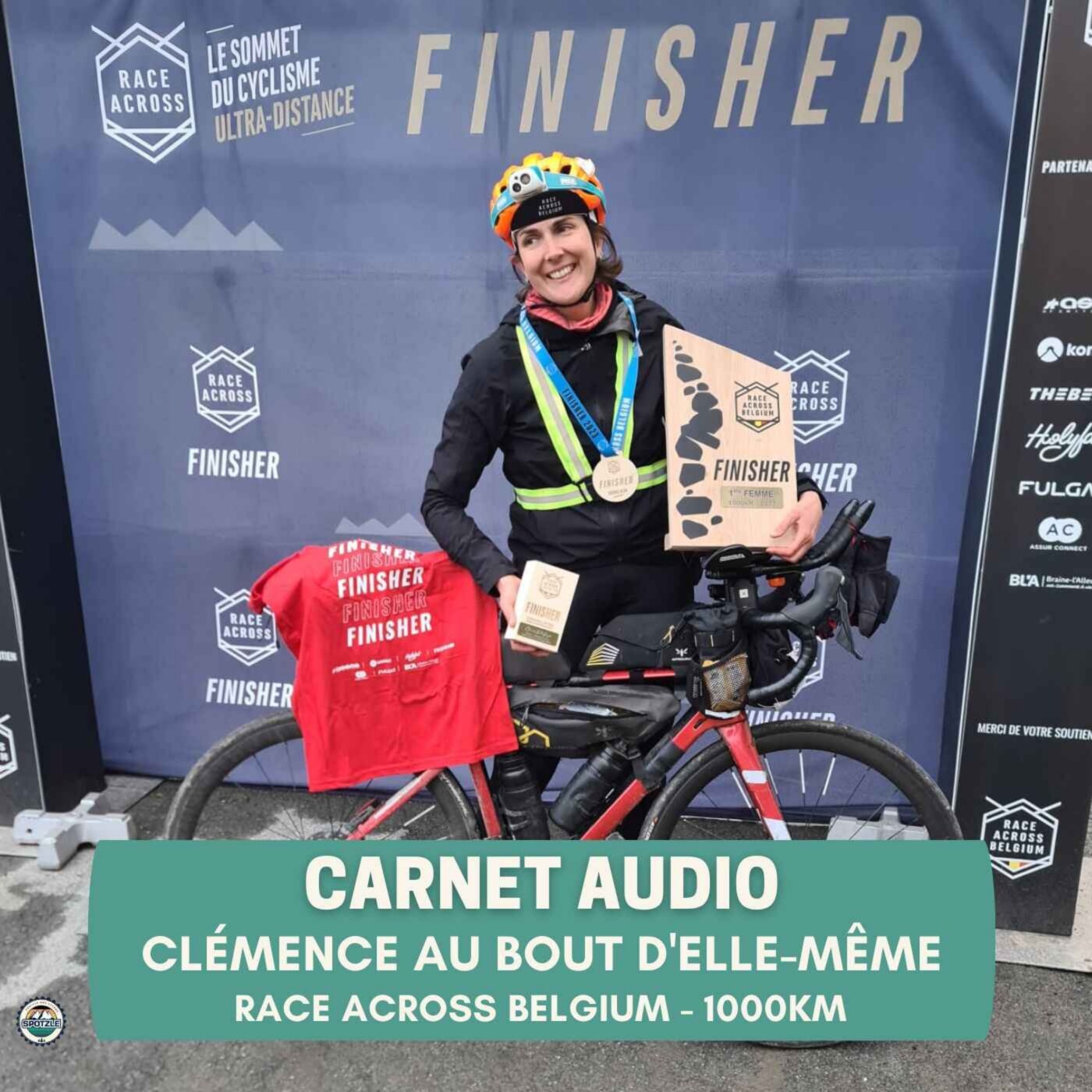 Carnet audio - Clémence Vandergheynst au bout d'elle-même sur la Race Across Belgium
