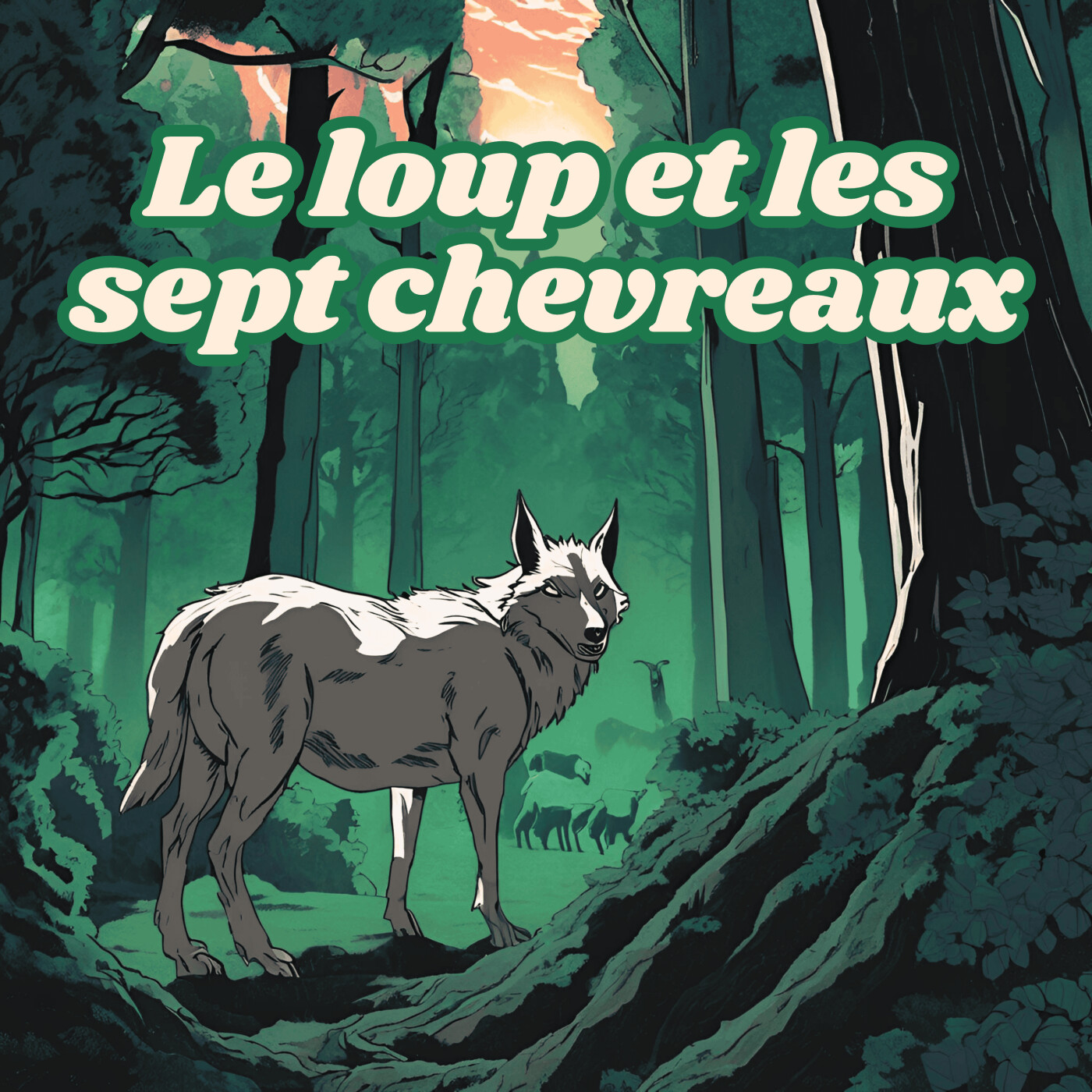 Contes de Grimm - Le loup et les sept chevreaux