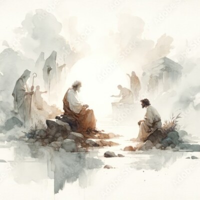 Genèse chapitre 23 Sépulture de Sara et premier signe de la promesse d'une terre promise. cover