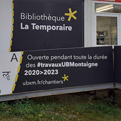 La Temporaire, une bibliothèque originale. Un podcast d'Estelle Queguiner cover