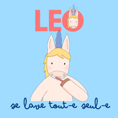 Leo la licorne - Apprendre à se laver seul cover