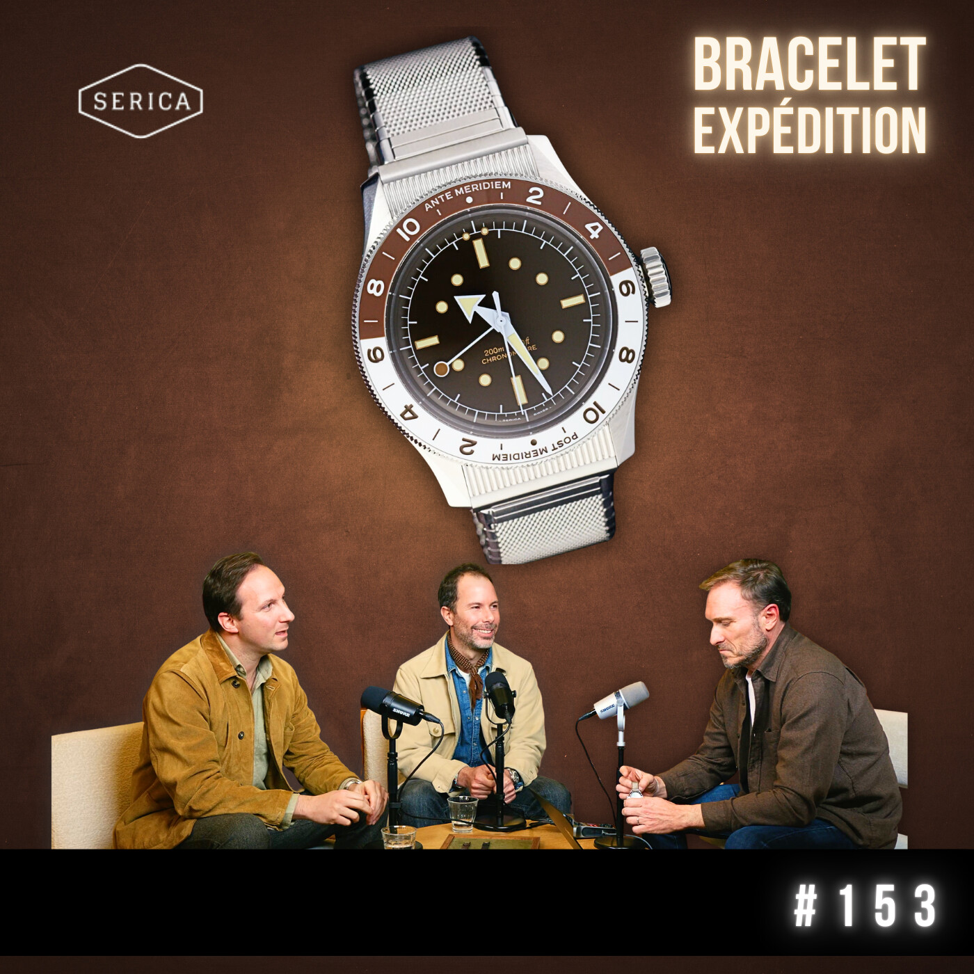 #153 Du nouveau chez SERICA : Deux Parade Lin et un nouveau bracelet acier pour la 8315, L'Expédition