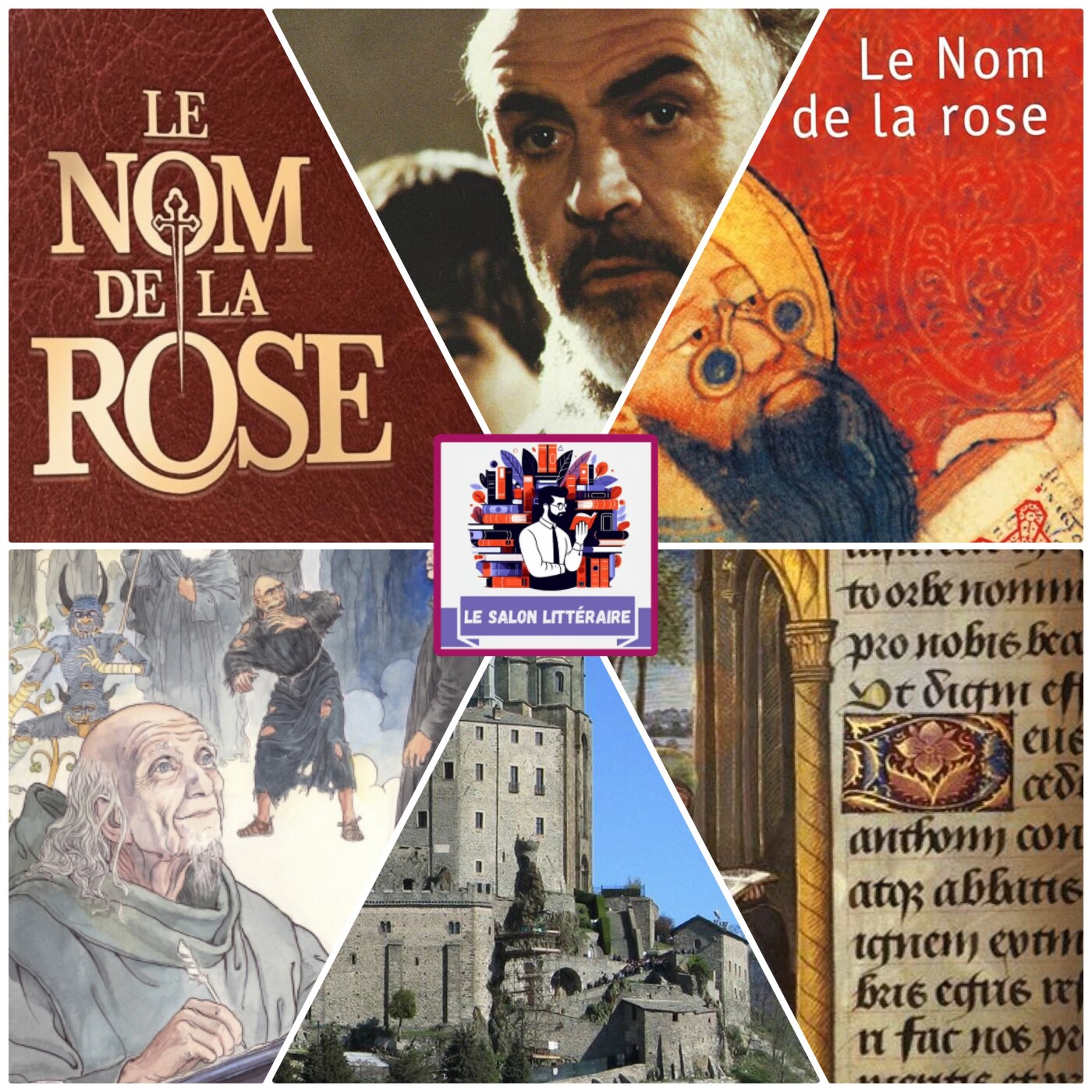 Episode 55 : Le nom de la rose, un roman sous toutes ses formes