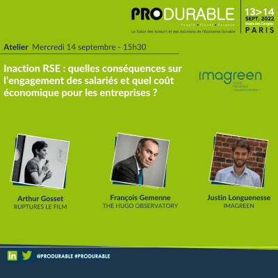 Imagreen - Inaction RSE : quelles conséquences sur l’engagement des salariés et quel coût économique pour les entreprises ? cover