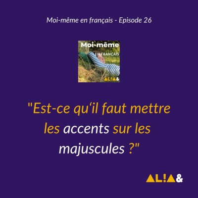 Il faut mettre les accents sur les majuscules en français ? cover