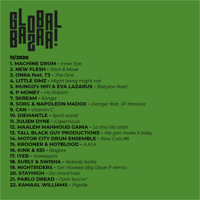 Fantaz - Global Bazar #2 - Machinedrum, Little Simz, Sorg, Iyer, Stay High, Pablo Dread, Kamaal Williams cover