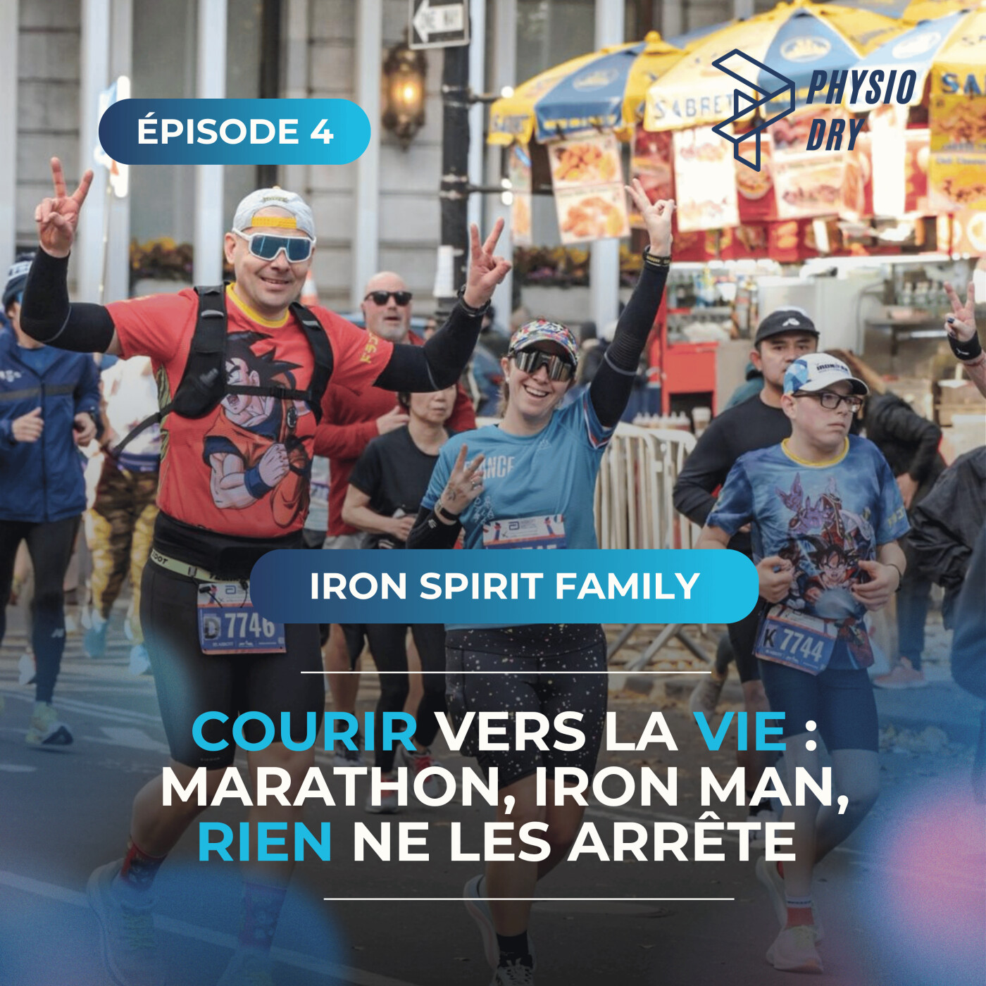 Courir vers la vie : marathon, iron man, rien ne les arrête ! - avec la Iron Spirit Family episode artwork