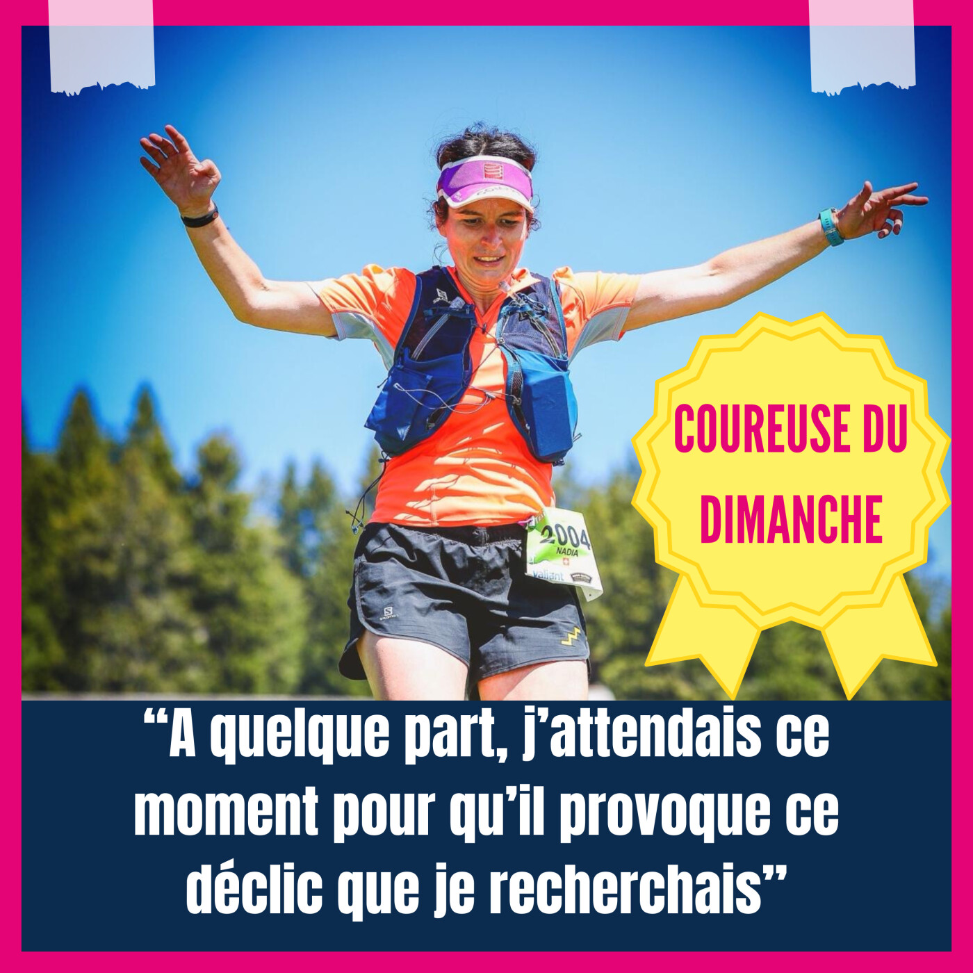 Coureuse du dimanche 04 / Nadia Sautaux I "A quelque part, j'attendais ce moment pour qu'il provoque le déclic que je recherchais" episode artwork