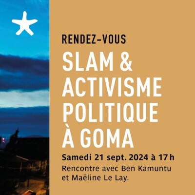 Les rendez-vous du salon de lecture - Slam et activisme politique à Goma cover