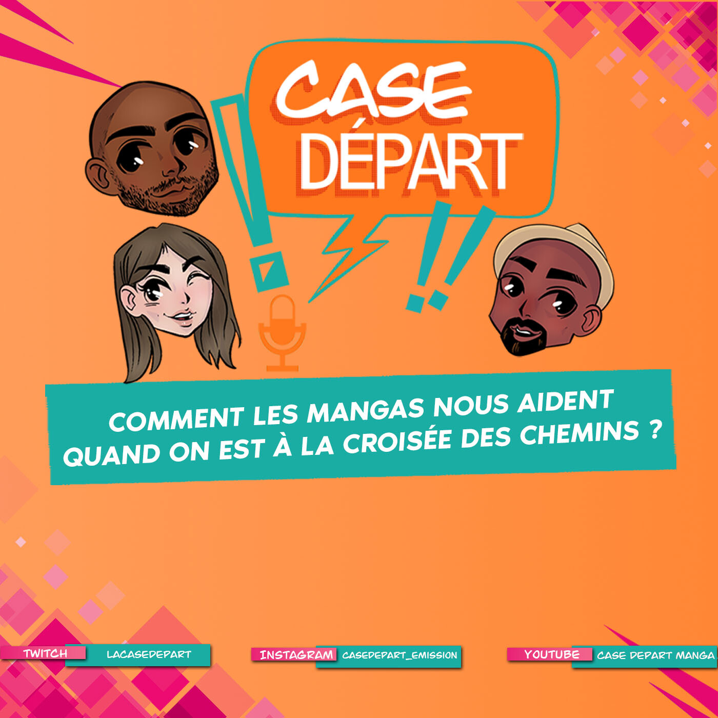 Case Départ - Le podcast manga et développement personnel