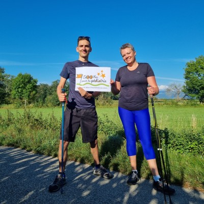 Solidarité : Deux Alsaciens vont marcher 500km pour la pédiatrie cover