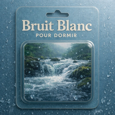 1 H Bruit Blanc pour DORMIR ou se relaxer | Son de la rivière ASMR cover