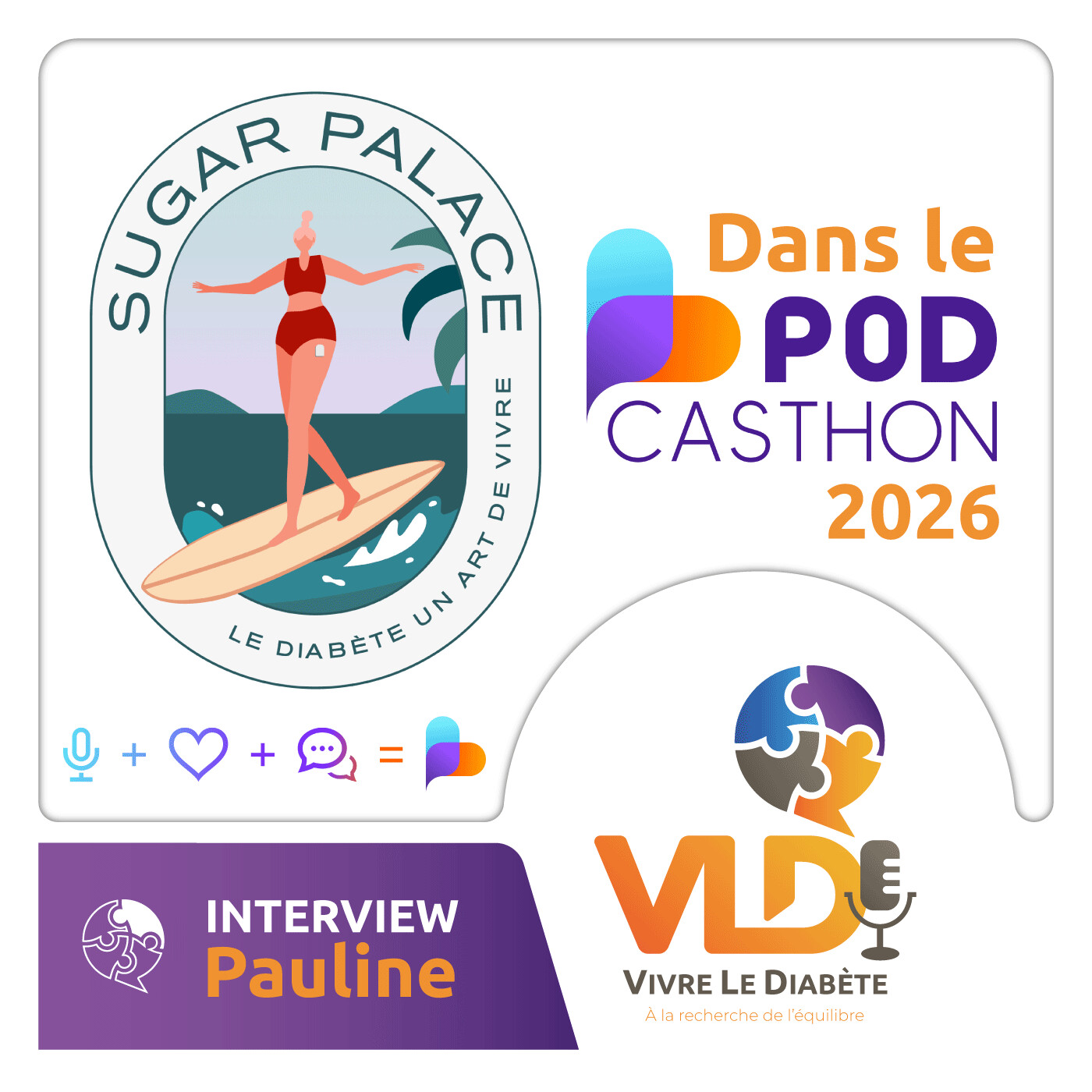 Le diabète un art de vivre avec Sugar Palace dans le Podcasthon | Vivre le diabète