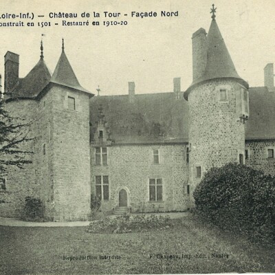 Carte postale du château de la Tour cover