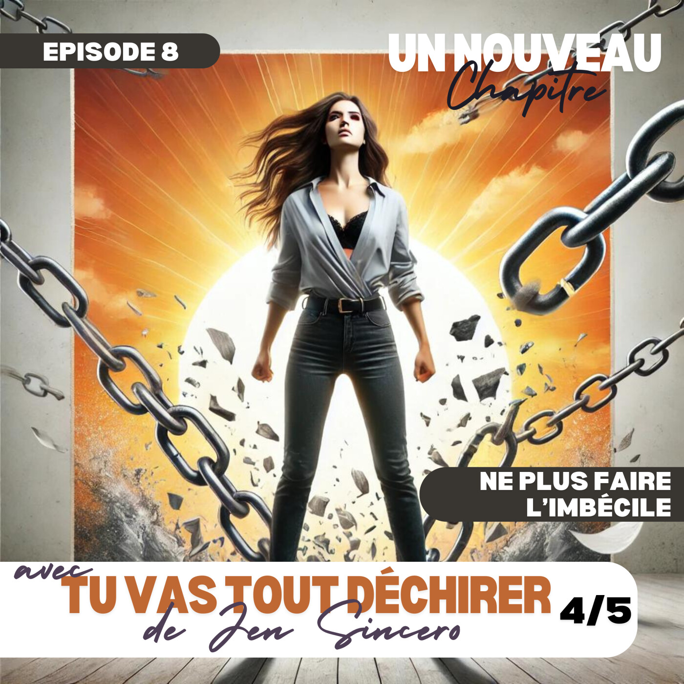 Ep #8 - Ne plus faire l'imbécile pour prendre les commandes de sa vie avec "Tu vas tout déchirer" de Jen Sincero - Partie 4/5