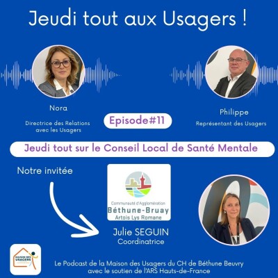 Ecouter pour mieux agir : Episode#11 Jeudi tout sur le Conseil Local de Santé Mentale cover