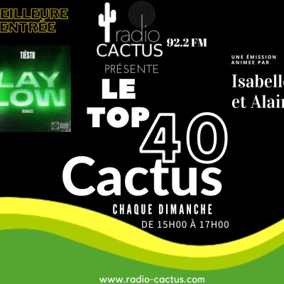 Top 40 Cactus du 15 octobre 2023. cover