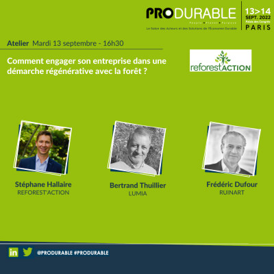 Reforest'Action - Comment engager son entreprise dans une démarche régénérative avec la forêt ? cover