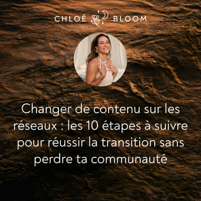 Changer de contenu sur les réseaux : les 10 étapes à suivre pour réussir la transition sans perdre ta communauté cover