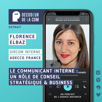 Le Communicant Interne, Conseil Stratégique & Business | Florence Elbaz, dircom interne d'Adecco Group France | Ext cover
