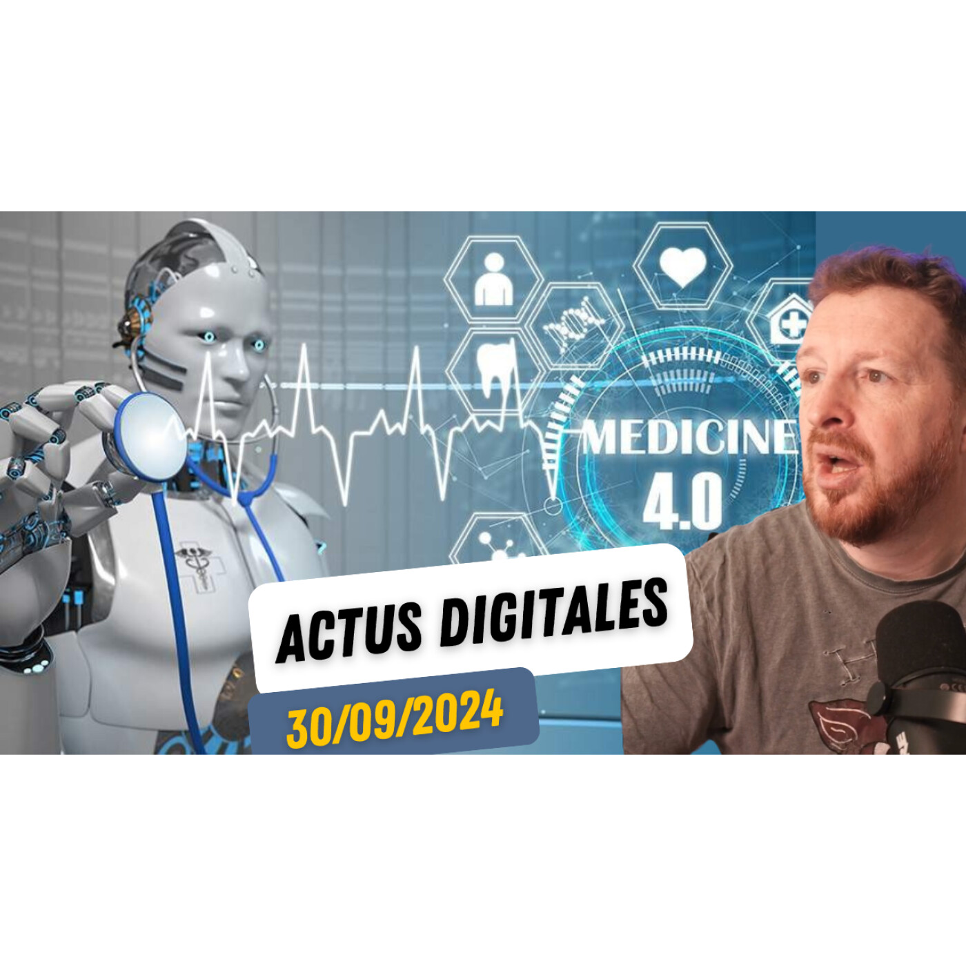 IA vs médecins, mort de la carte vitale, Trump vs Harris, autoroutes électriques ! episode artwork