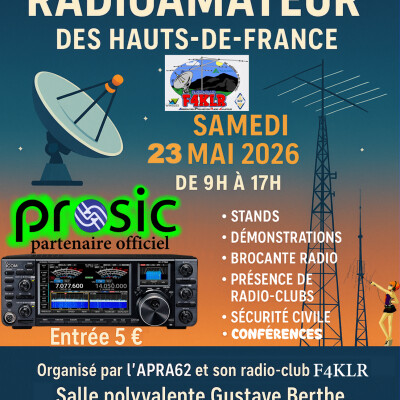 SALON RADIOAMATEUR APRA 62 SAMEDI 25 MAI 2026 A WINGLES cover