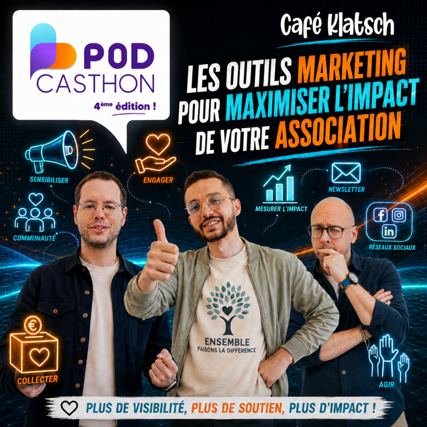 Podcasthon 2026 - Les outils marketing pour maximiser l'impact de votre Association
