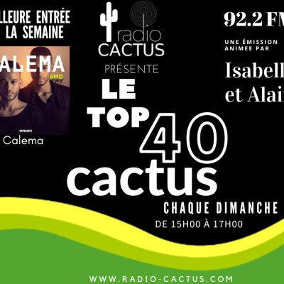 Top 40 Cactus du 26 février 2023. cover