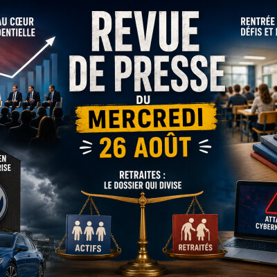 Revue de presse du 26 août cover