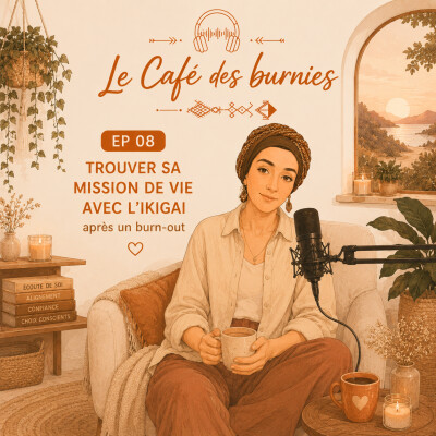 EP 08 TROUVER SA MISSION DE VIE AVEC L’IKIGAI après un burn-out cover
