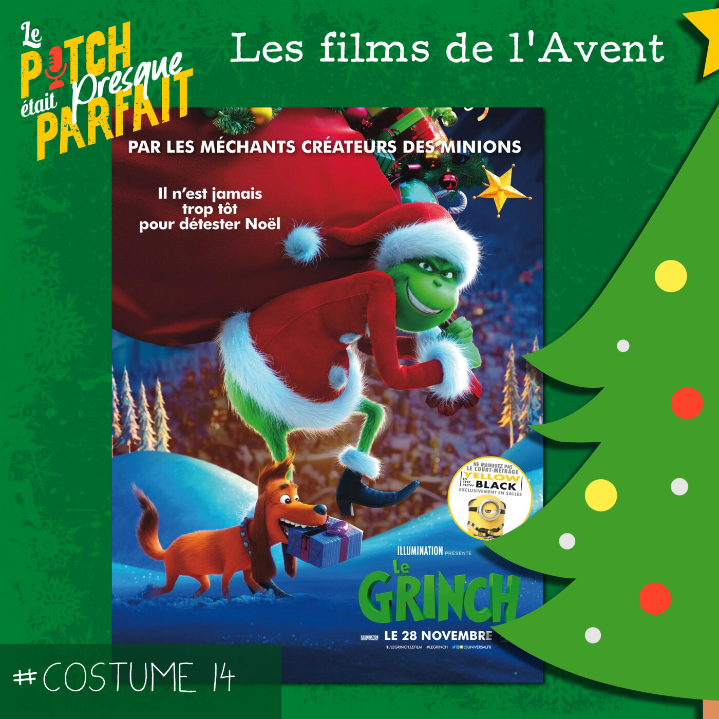 COSTUME 14 - LE GRINCH (Illumination, 2018) - LES FILMS DE L'AVENT COSTUME 14 - LE GRINCH (Illumination, 2018) - LES FILMS DE L'AVENT