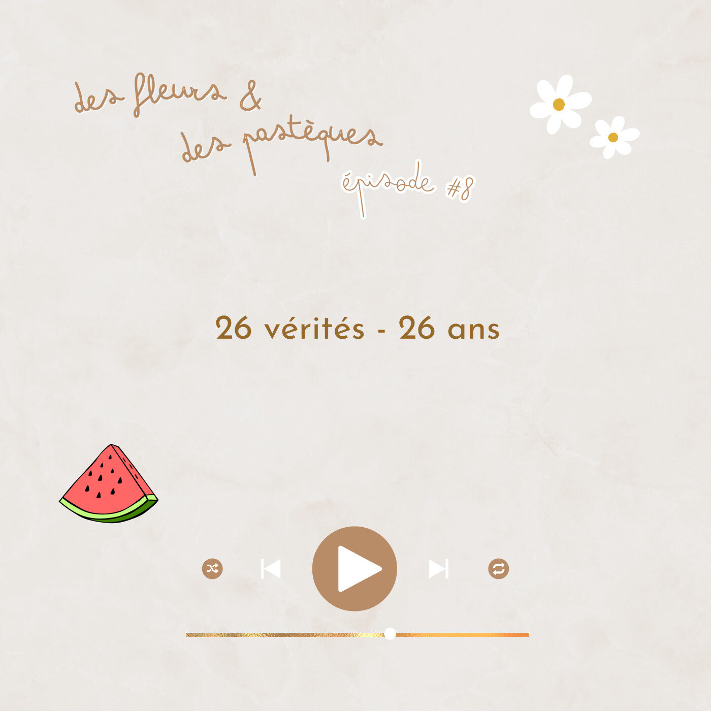 Des fleurs et des pastèques