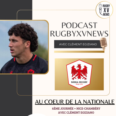 "Au coeur de la Nationale" #11 - avec Clément Egiziano, ailier de Nissa Rugby cover