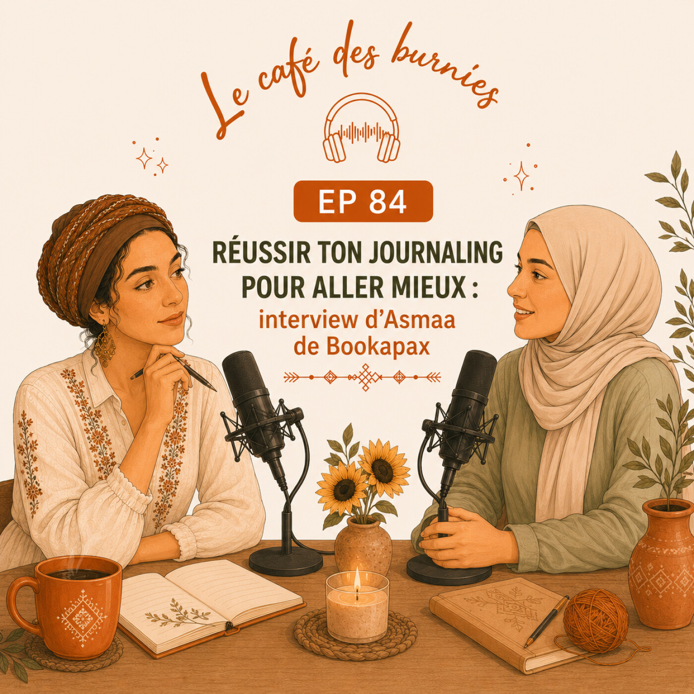 EP 84 RÉUSSIR TON JOURNALING POUR ALLER MIEUX : interview d'Asmaa de Bookapax