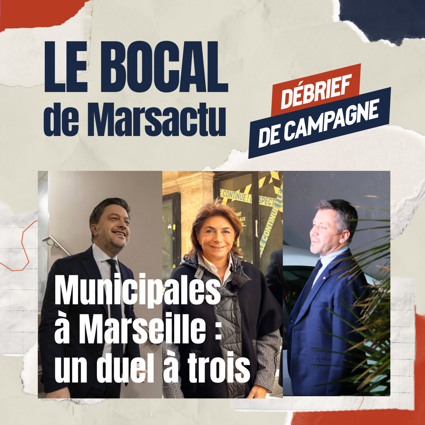 Municipales à Marseille : un duel à trois