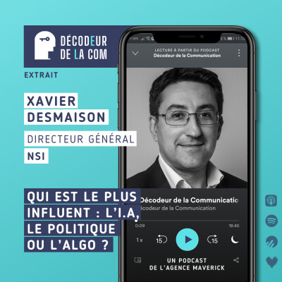 Qui est le plus Influent : l'IA, le Politique ou l'Algorithme ? | Xavier Desmaison, DG de NSI | Ext cover