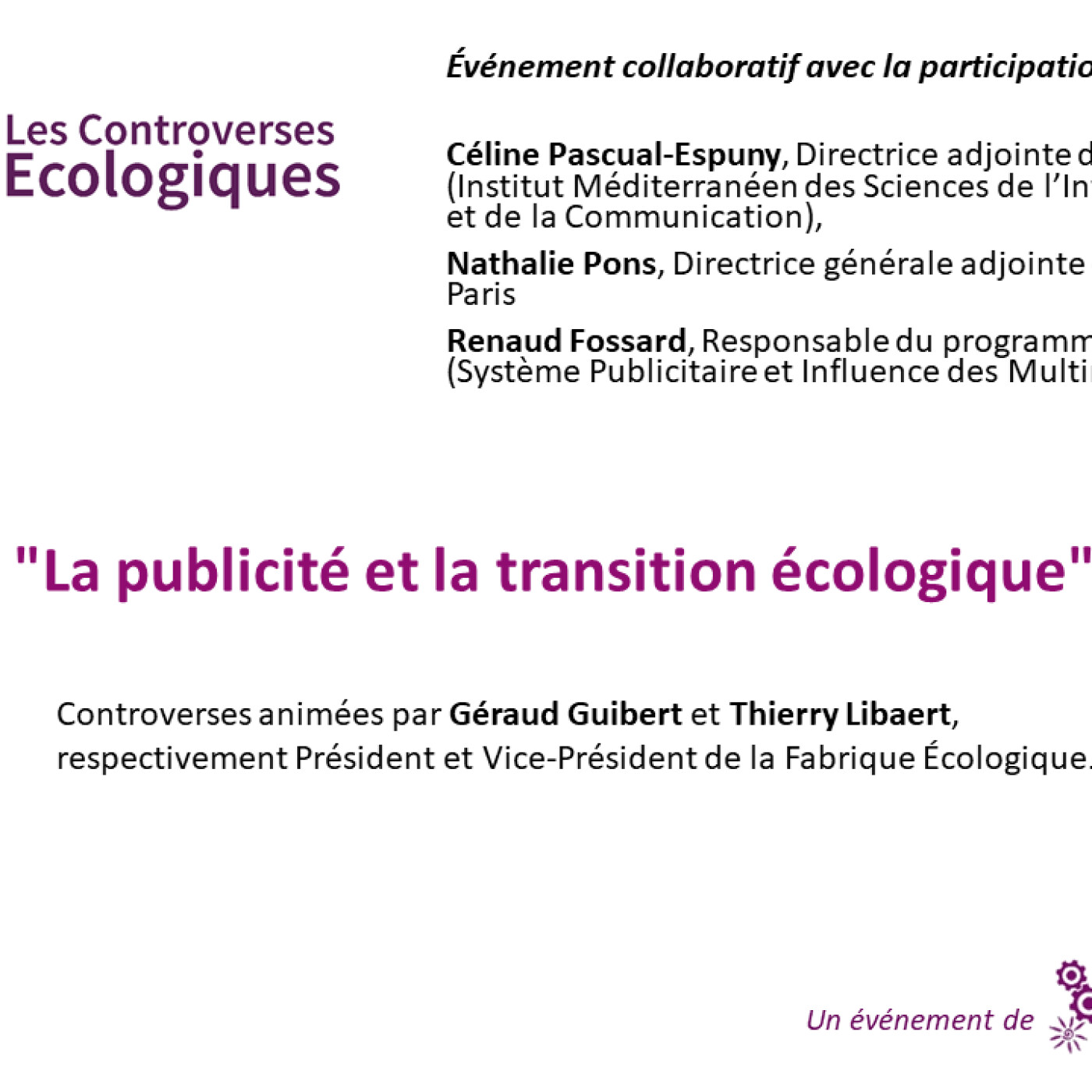 La Fabrique Ecologique