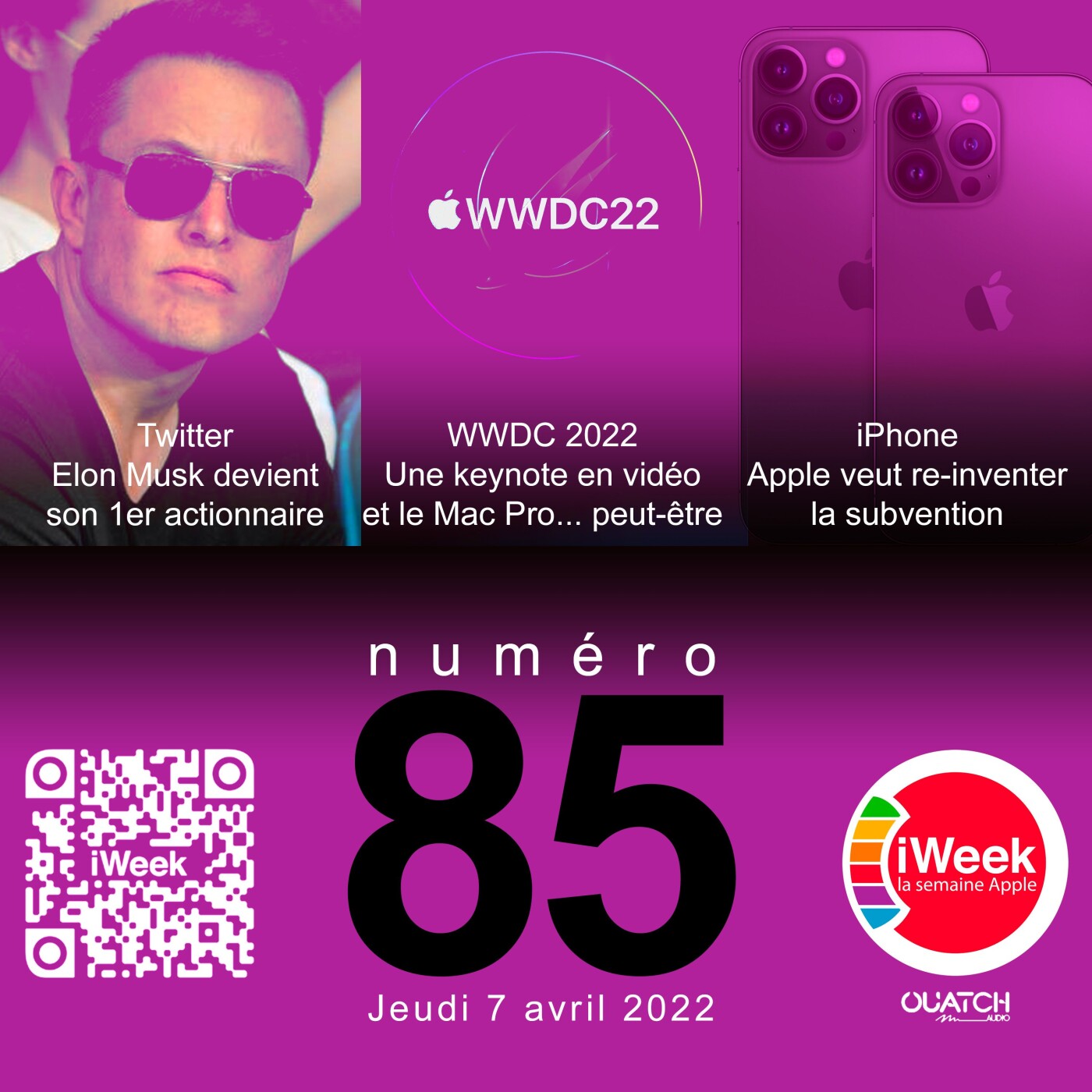 cover of episode La WWDC 2022 attend le Mac Pro et Elon Musk au Board de Twitter