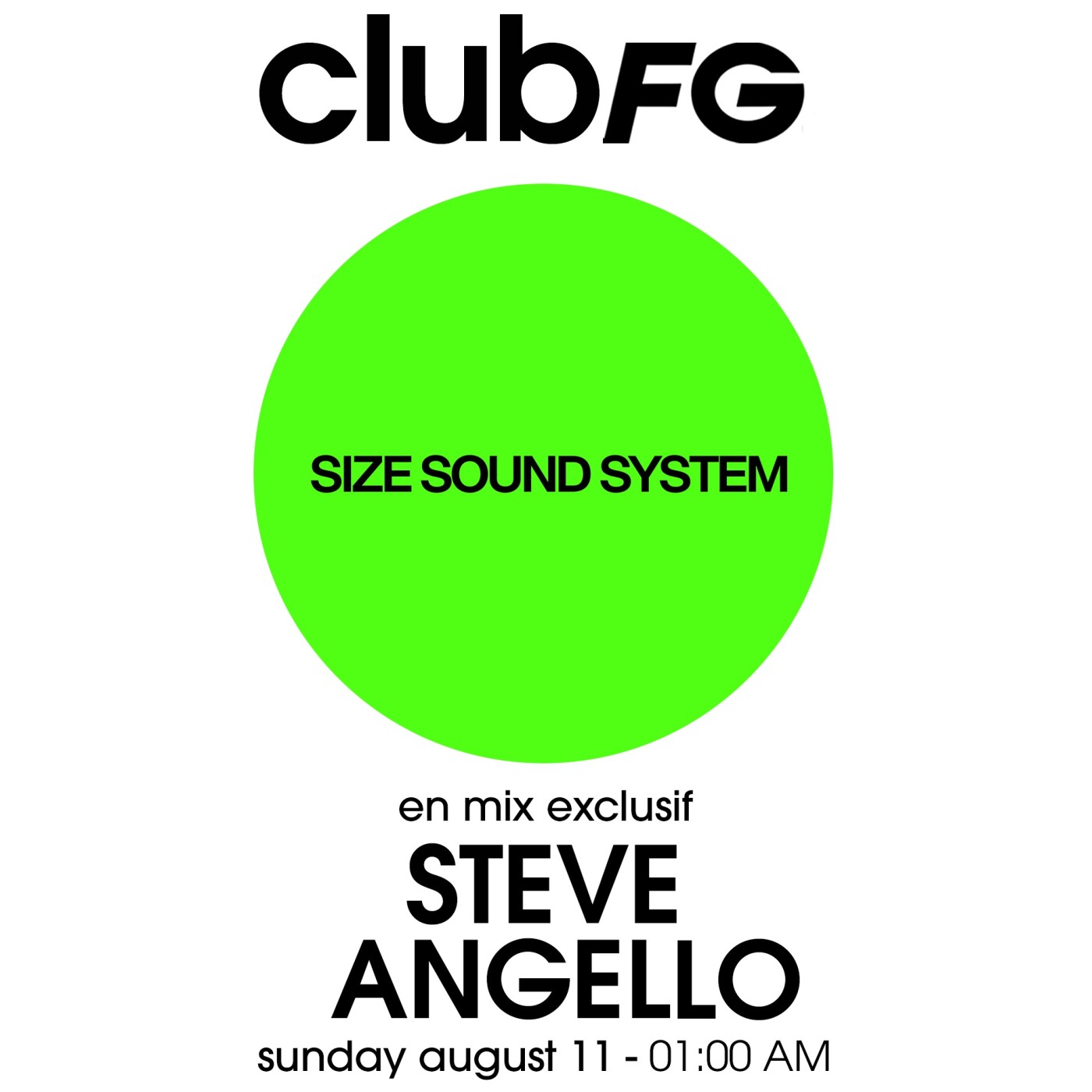 CLUB FG : STEVE ANGELLO