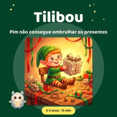Pim não consegue embrulhar os presentes